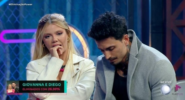 eliminacao de giovanna e diego no power couple